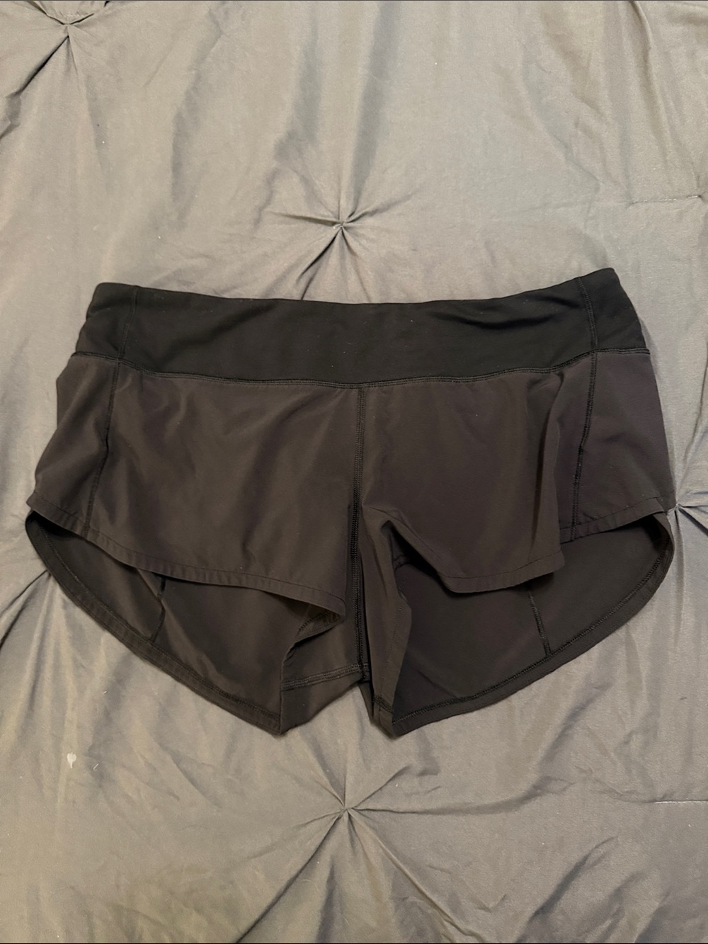 lululemon athletica Black Layered Running Shorts